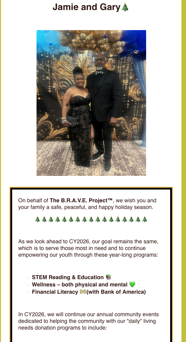 B.R.A.V.E. Newsletter volume 1, page 3