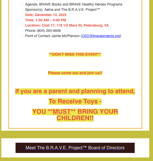 B.R.A.V.E. Newsletter volume 1, page 14