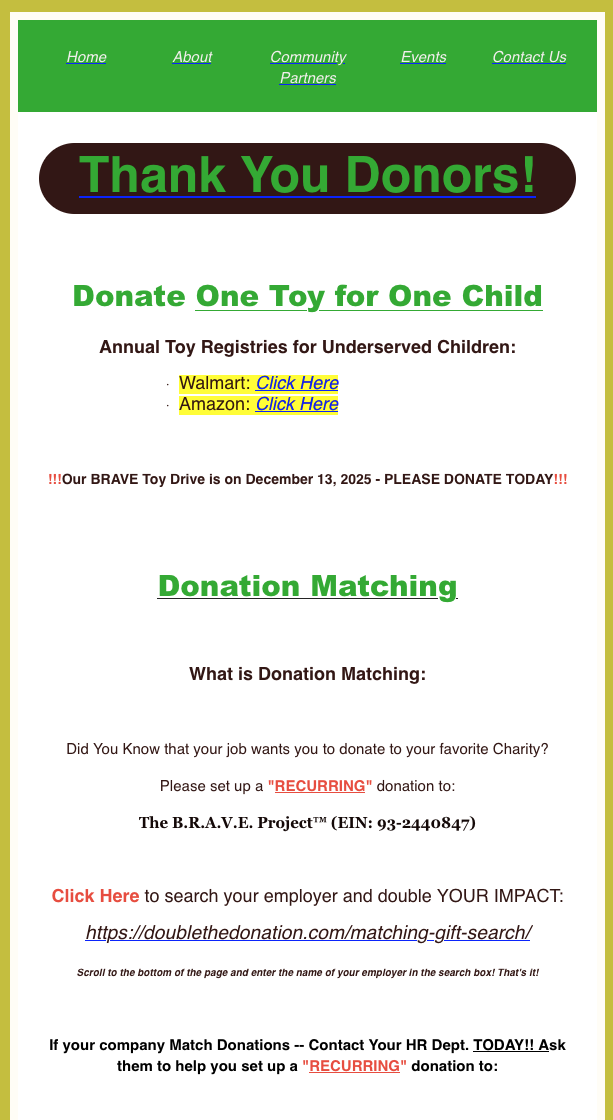 B.R.A.V.E. Newsletter volume 1, page 15