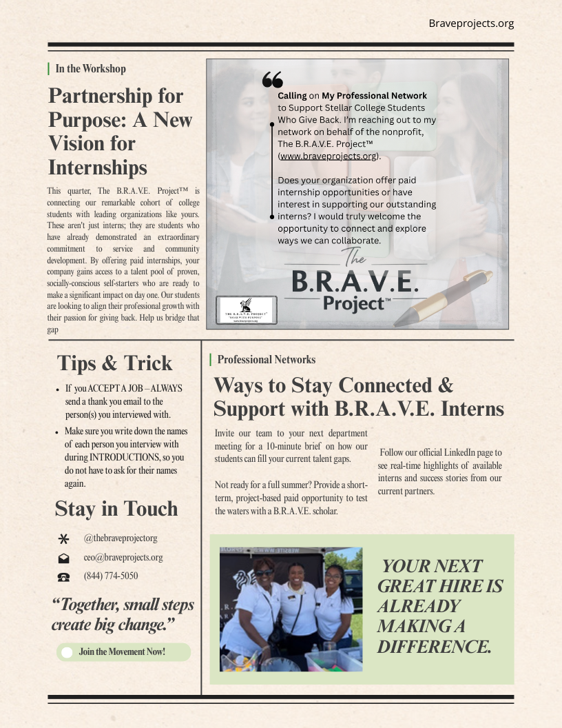 B.R.A.V.E. Newsletter volume 2, page 6