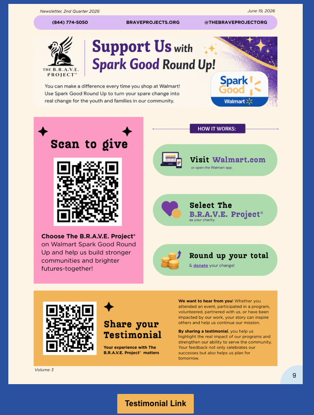 B.R.A.V.E. Newsletter volume 3, page 9