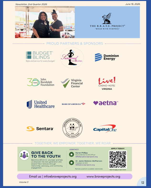 B.R.A.V.E. Newsletter volume 3, page 12