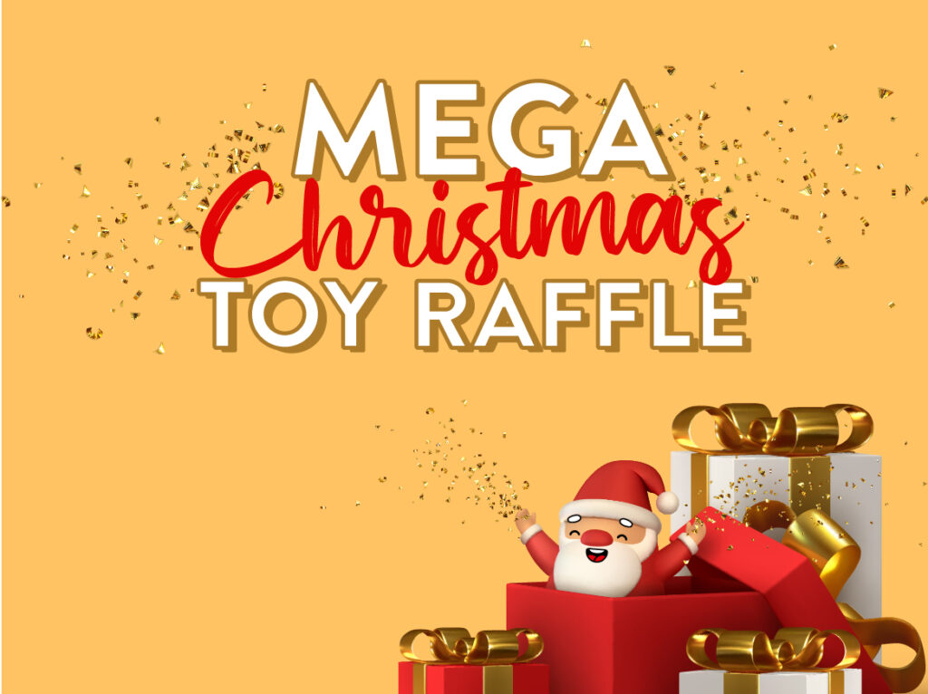 Toy raffle flyer.